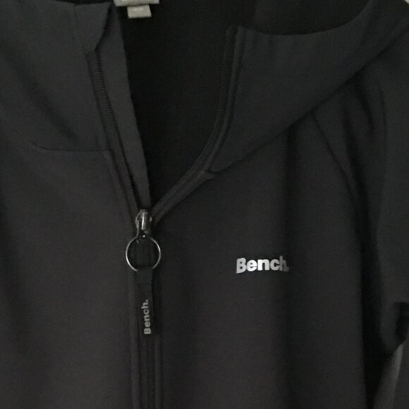 Bench Women's Longline Zip-Up Hoodie Jacket – Black - Picture 1 of 7